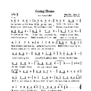 Going Home_歌谱投稿_词曲: 德沃夏克