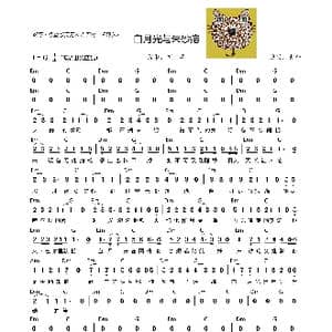 白月光与朱砂痣_歌曲简谱