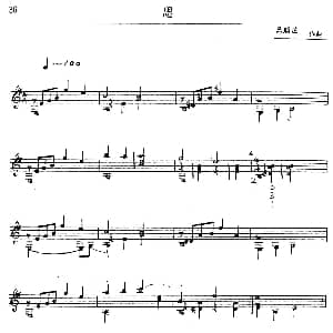 吕昭炫作品集 思 吉他谱 吕昭炫