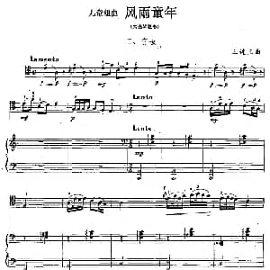 风雨童年二 盲女 大提琴独奏 王连三