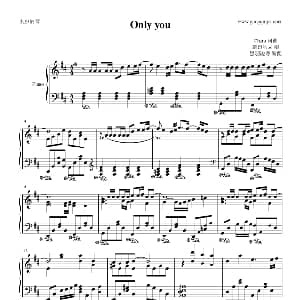 Only you 钢琴谱 Chara Chara