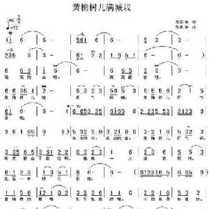 黄角树儿满城栽_民歌简谱_词曲:佳林 佳林