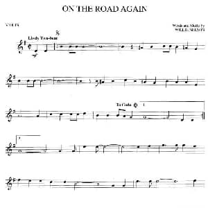 小提琴谱 | ON THE ROAD AGAIN