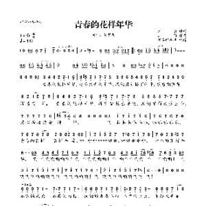 青春的花样年华_歌曲简谱_词曲:王磊 王钧