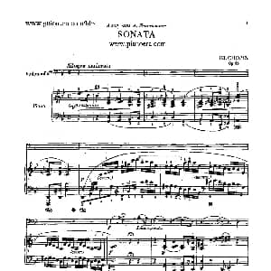 Sonata for Cello and Piano in g Minor Op.65 g小调大提琴奏鸣曲 大提琴 钢琴 肖邦 chopin