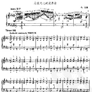 手风琴谱 | 乌克兰主题变奏曲