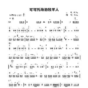 可可托海的牧羊人_歌谱投稿_词曲:王琪 王琪