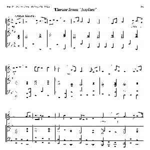 Theme from 'Jupiter' 小号 钢琴伴奏
