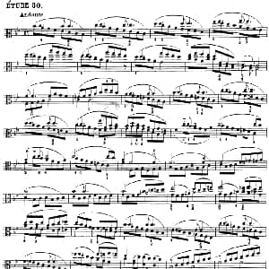 克莱采尔 中提琴练习曲40首 ETUDE 30 32