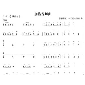 笛子谱 | 加洛普舞曲