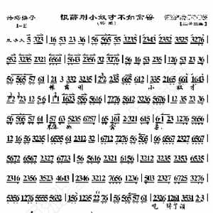 法场换子 恨薛刚小奴才不如禽兽_歌曲简谱_词曲:暂无 恒流星制谱