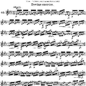 小提琴谱 | 马扎斯小提琴练习曲 Op.36 第二册 华丽练习曲 43