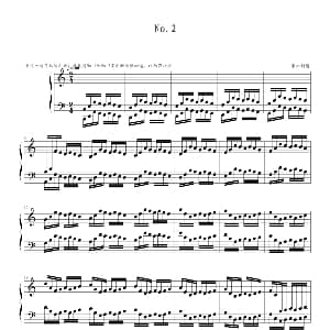 哈农指法练习 钢琴谱 李拓制谱