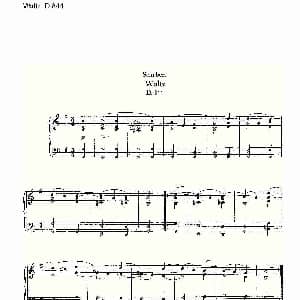 Waltz D.84 钢琴谱