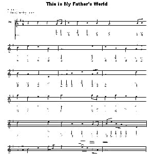 口琴谱 | This is father's world 布鲁斯