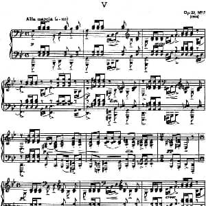 10 Preludes Op.23 钢琴谱 谢尔盖 拉赫玛尼诺夫