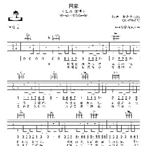 回家 吉他谱 王杰