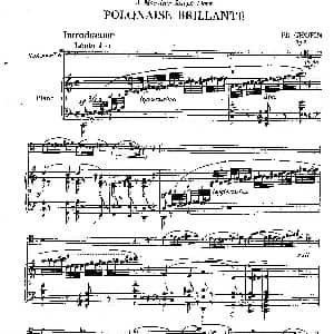 C大调引子与华丽的波兰舞曲 钢琴谱 肖邦 chopin