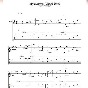 My Memory 吉他谱