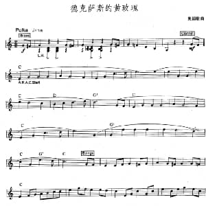 电子琴谱 | 德克萨斯的黄玫瑰 爵士乐版 美国歌曲