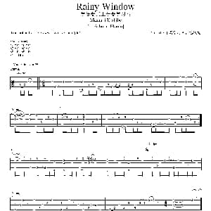 Rainy Window 吉他谱