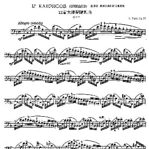 A. Piatti 12 Caprice Op.25 皮阿蒂 12首大提琴随想曲 第五