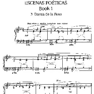 Escenas Poeticas 钢琴谱 恩里克 格拉纳多斯