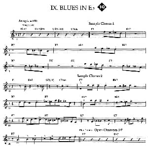 萨克斯谱 | Jazz Patterns For Improvisation Bb Frank Mantooth 10