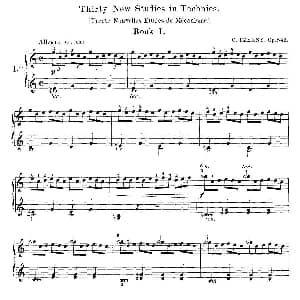Czerny 30 New Studies 1 钢琴谱 Czerny