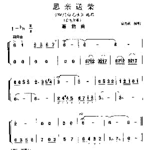川剧 思亲送柴 四川白毛女 白毛女唱段 官光莉
