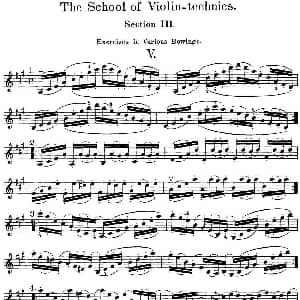 小提琴谱 | 史拉迪克小提琴技术练习 第3册 Ⅴ