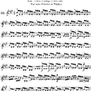 小提琴谱 | 马扎斯小提琴练习曲 Op.36 第一册 特殊练习曲 22