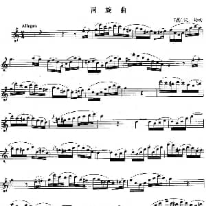 长笛曲谱 | 回旋曲 波姆作曲版