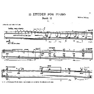 12 Etudes for Piano 钢琴谱 威廉 博尔科姆
