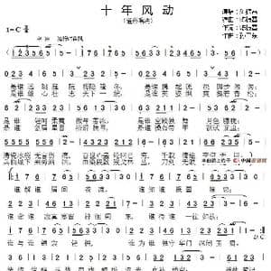 烛影摇红_歌谱投稿_词曲:陈振雷 孙卫东