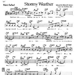 Stormy Weather_外国歌谱