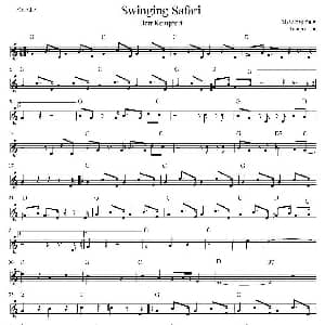 电子琴谱 | Swinging Safari