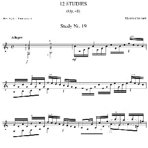 Mauro Giuliani 12 Studies,Op.48 吉他谱