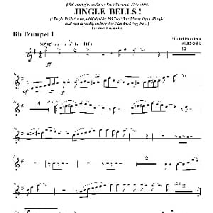 JINGLE BELLS！ 第一降B小号分谱