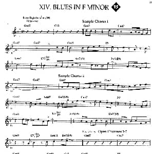 萨克斯谱 | Jazz Patterns For Improvisation Bb Frank Mantooth 15