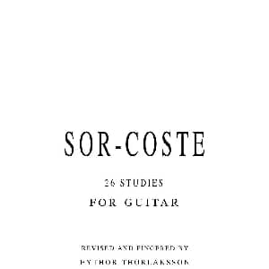 索尔 克斯特26首练习曲之16 20 吉他谱