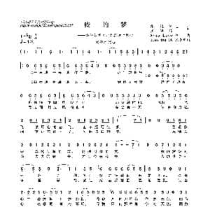 我的梦_歌曲简谱_词曲:张靓颖,王海涛 Andy Love