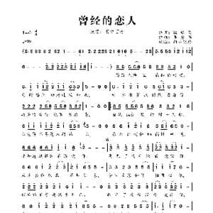 曾经的恋人_歌曲简谱_词曲:徐晓岚 李勇军