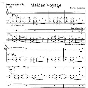 Maiden Voyage 钢琴谱