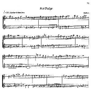 萨克斯谱 | 16首爵士二重奏 Hot Fudge