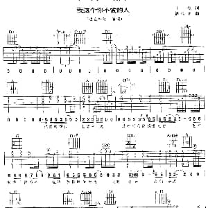 我应该 吉他谱 迪克牛仔 十方 潘伟文