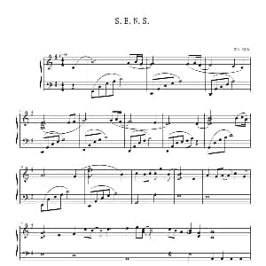 S.E.N.S. 钢琴谱 SUM编曲