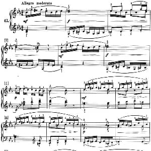 50首莱蒙钢琴练习曲 作品37 钢琴谱 莱蒙