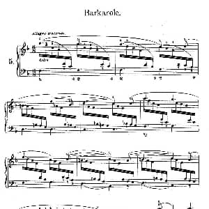 Akvareller Op.19 钢琴谱 尼尔斯 威廉 加德 Niels Wilhelm Gade