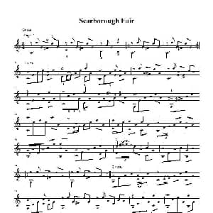 斯卡保罗集市 吉他谱